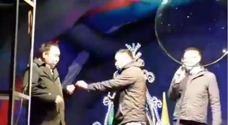 Cкандал на розыгрыше лотереи в Нюрбе (видео)