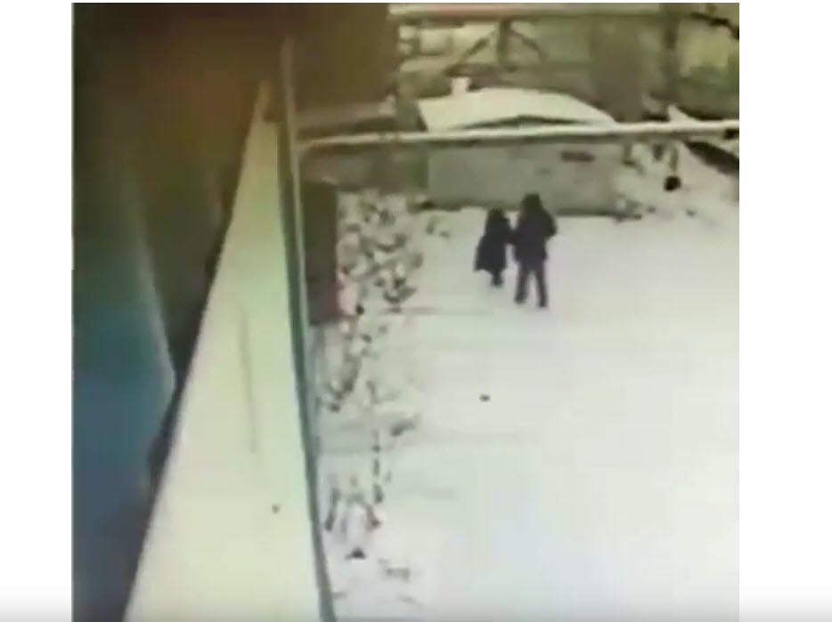 В Якутске грабитель вырвал сумку из рук престарелой женщины (видео)