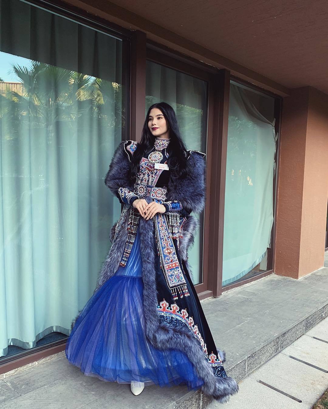 Наталья Строева продемонстрировала национальный костюм на конкурсе "Мисс мира"