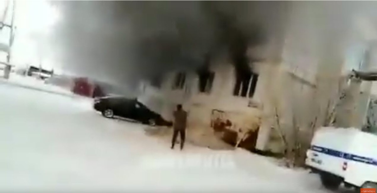 В Якутске произошел пожар в частном детском саду