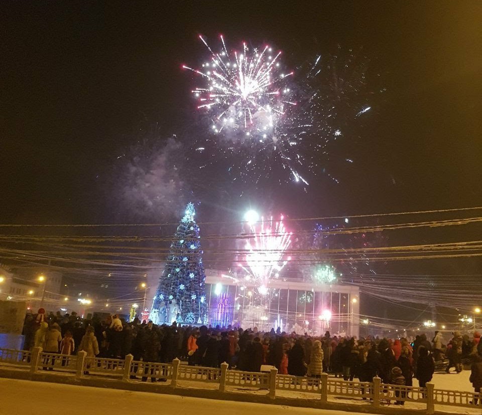 Во сколько состоится новогодний салют в Якутске?