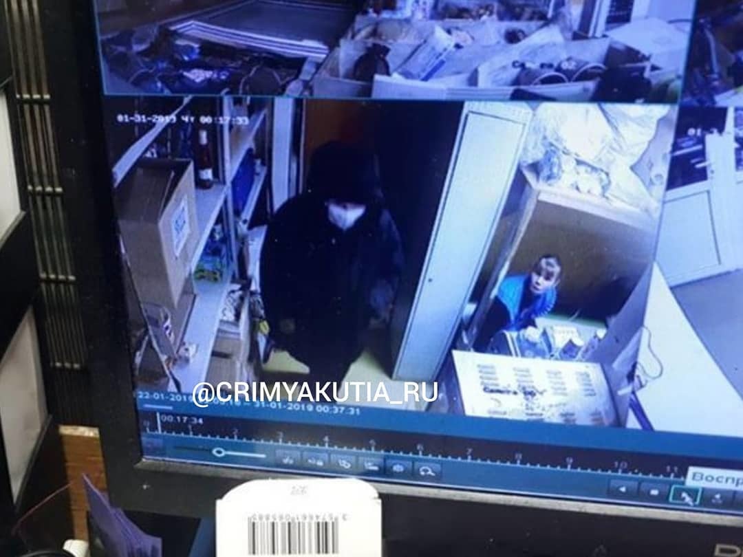 В Якутске совершено очередное ограбление магазина (видео)