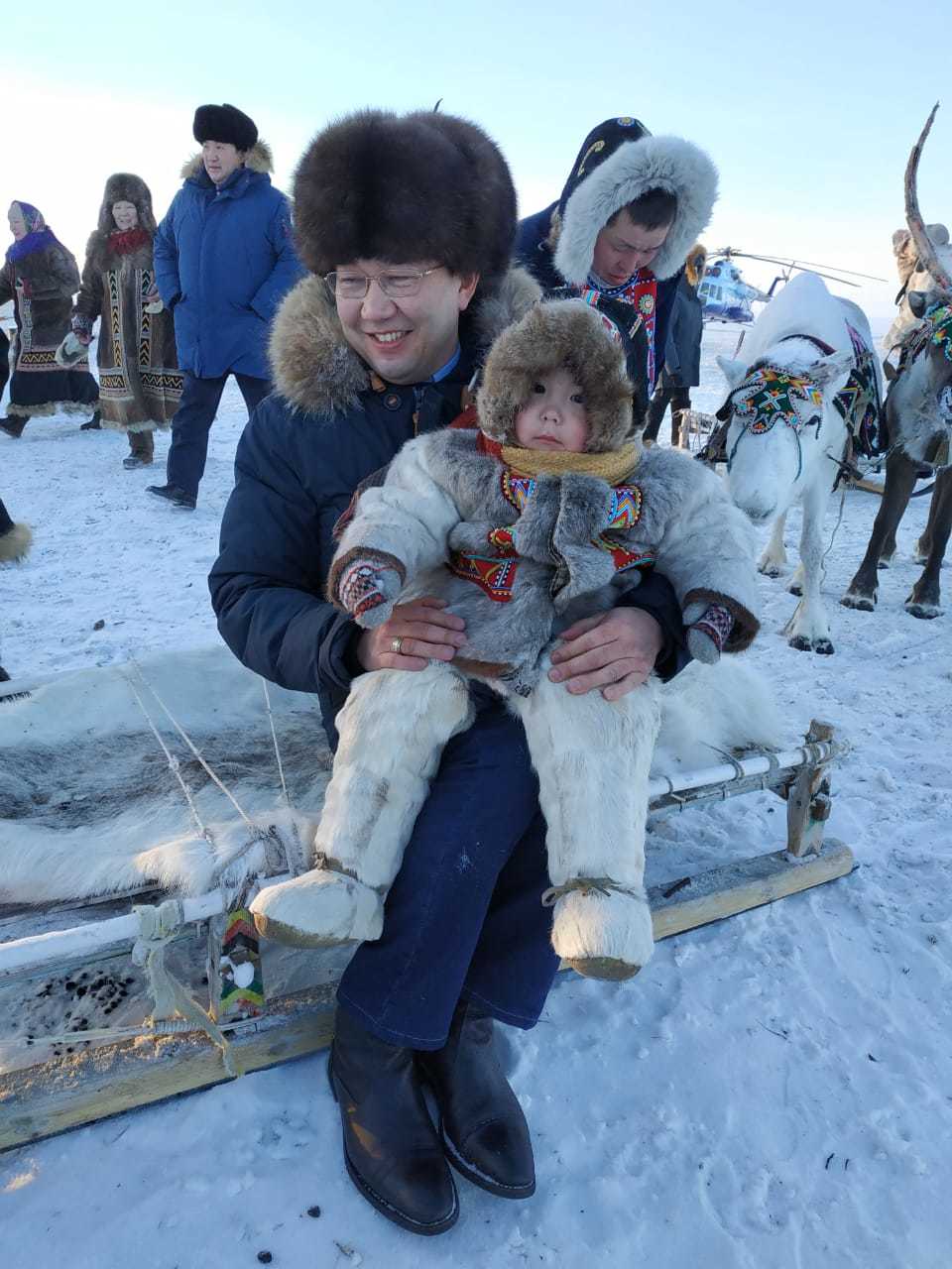 Фотофакт: Айсен Николаев в Анабарском улусе