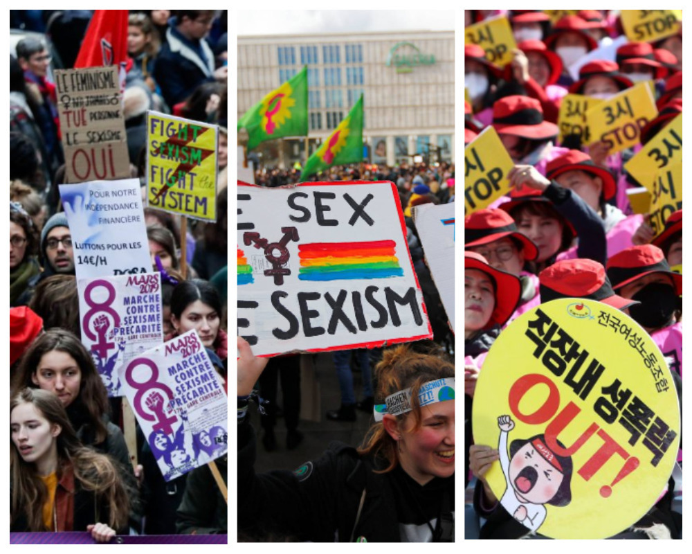 Без тюльпанов и презентов. Как справили 8 Марта в других странах?