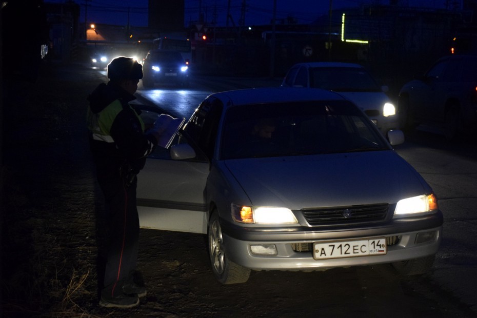 В Якутске прошли рейды профилактической операции «Такси»