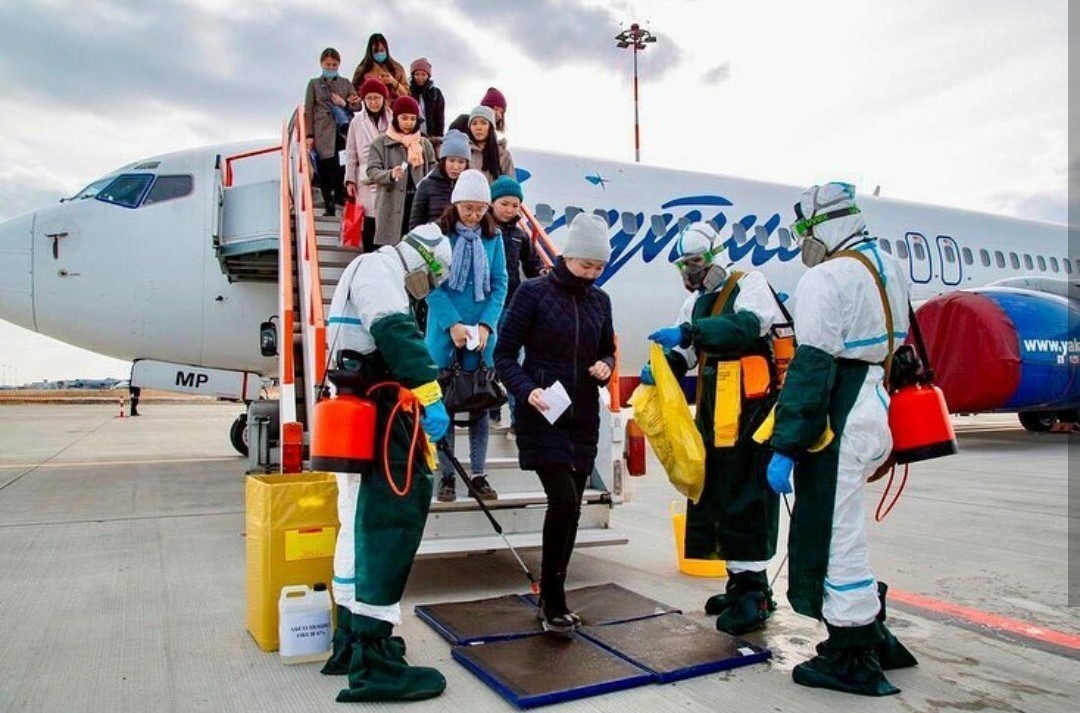 В аэропорту «Якутск» прошли противоэпидемические учения