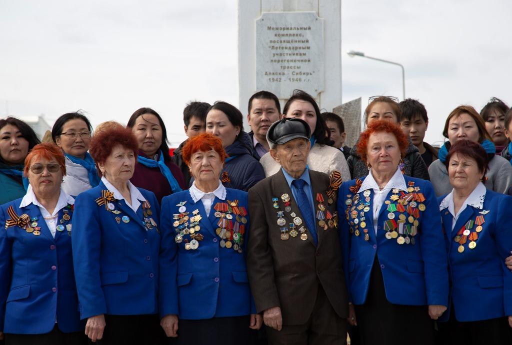 Аэропорт «Якутск» организовал для ветеранов полевую кухню