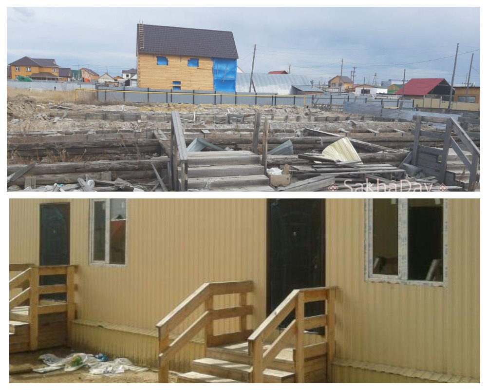 Фотофакт: От домов, построенных "черными застройщиками", ничего не осталось