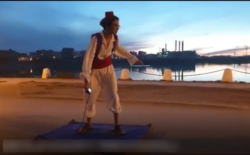 По Якутску пролетел Алладин