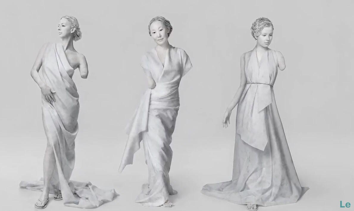 Анастасия Диодорова приняла участие в фотосессии "Статуи"