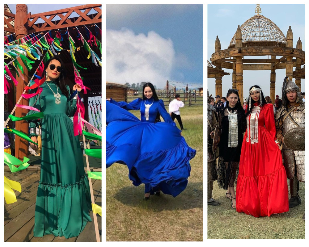 "Цвет настроения - красный!". Самые стильные луки известных людей на Ысыахе Туймаады-2019