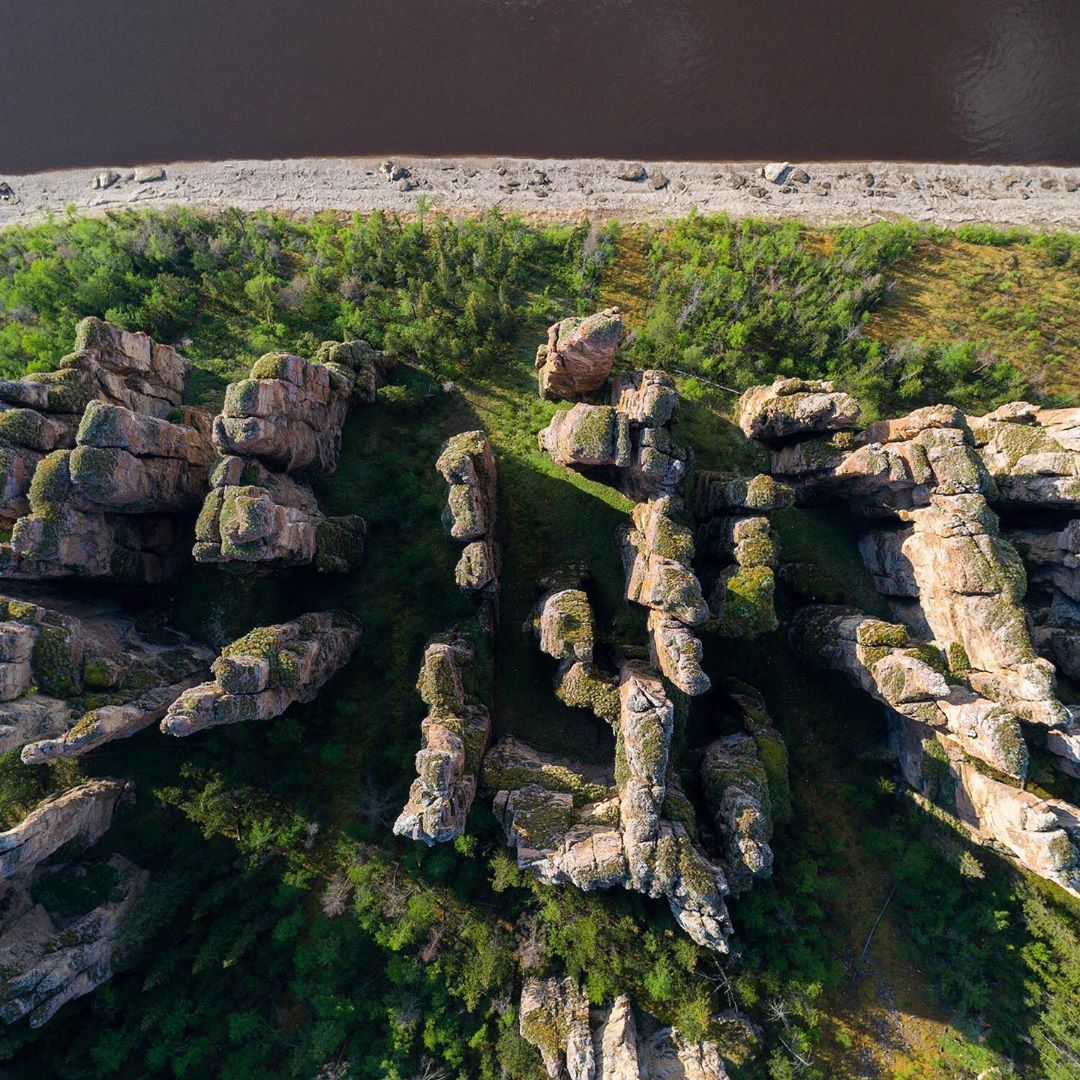 Блогер Слава Gelio Степанов: Ленские столбы — каменный лес Якутии