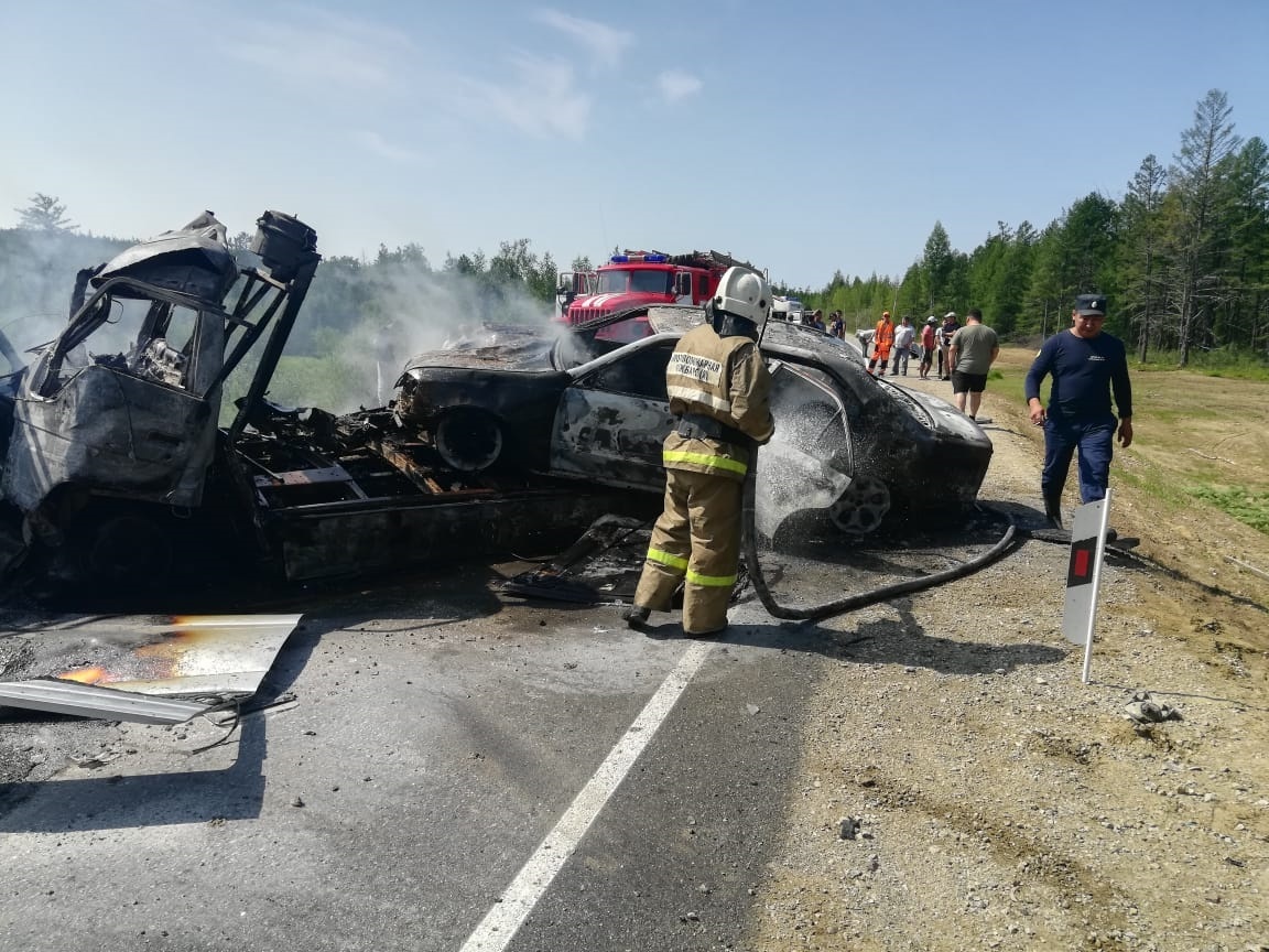 Фотофакт: Страшные кадры аварии в Горном районе