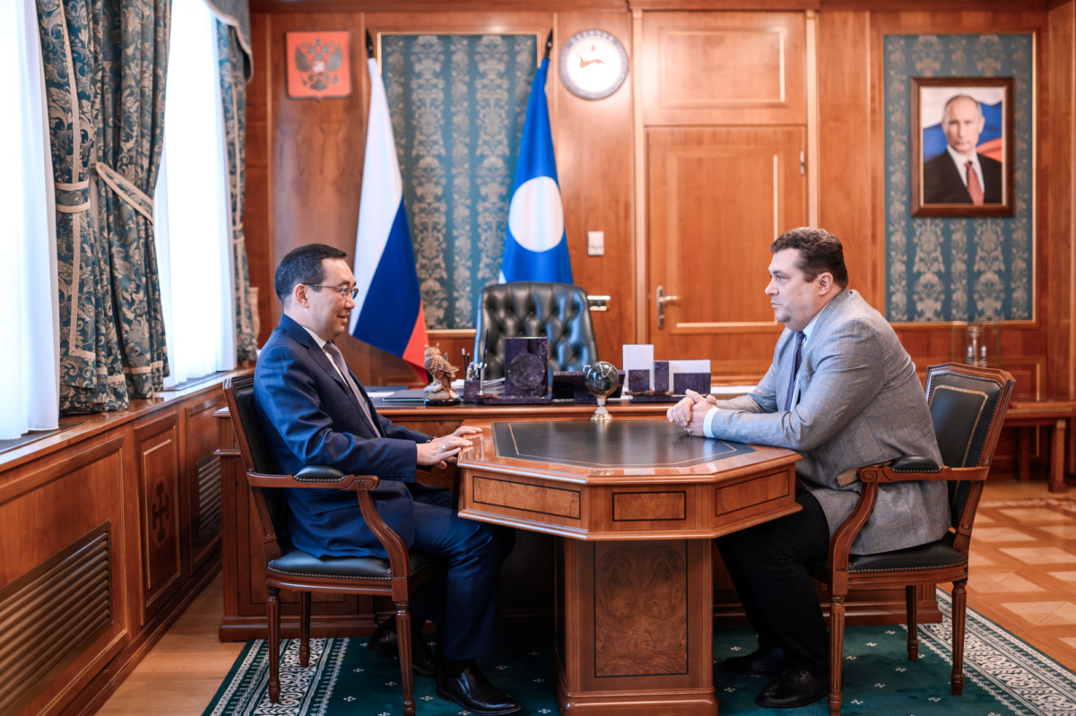 Айсен Николаев встретился с председателем Союз журналистов России Владимиром Соловьевым