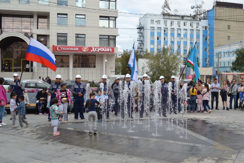 В Якутске появился первый «сухой» фонтан