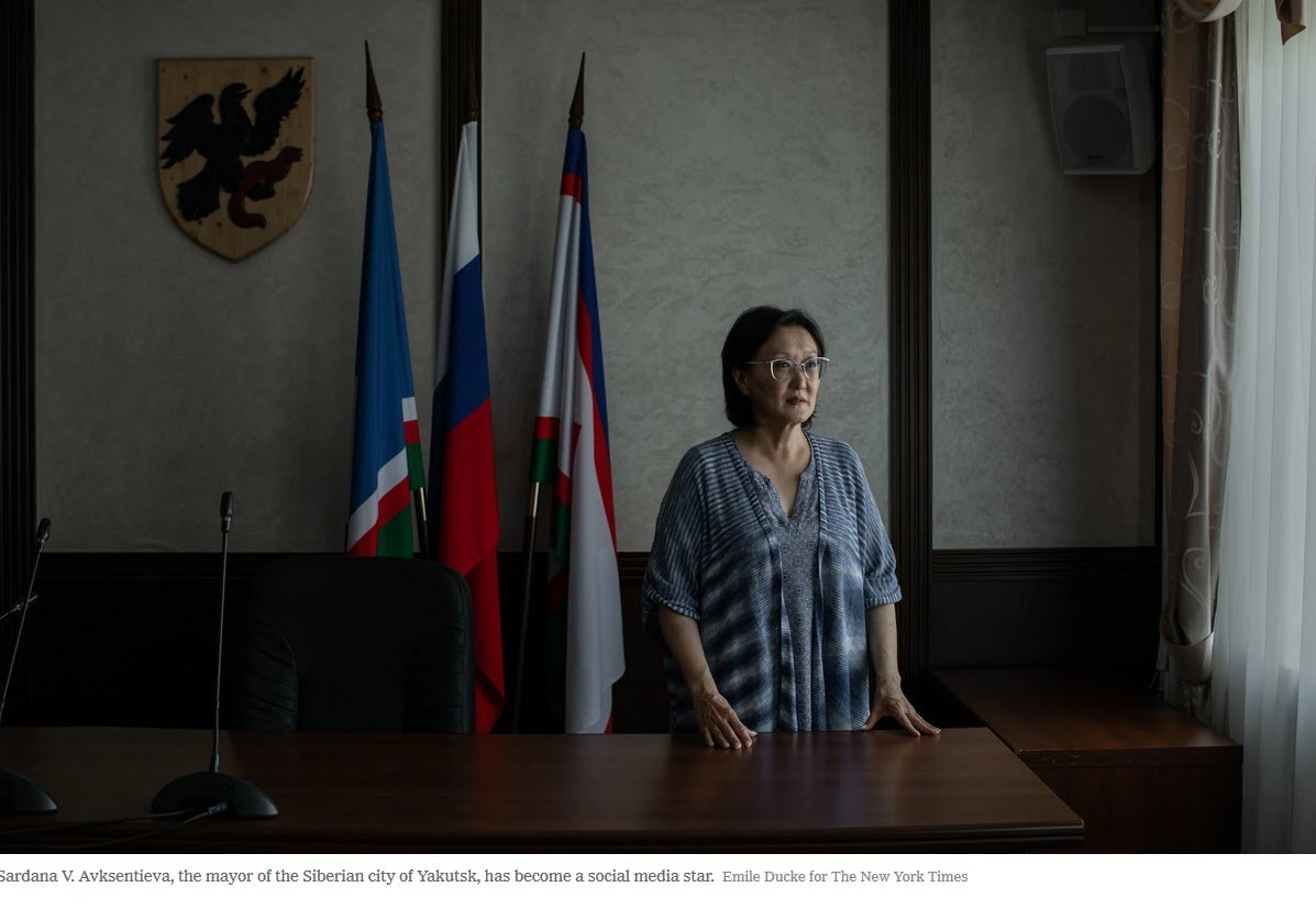 «Терминатор», «Железная леди» и «Королева Севера». The New York Times о мэре Якутска