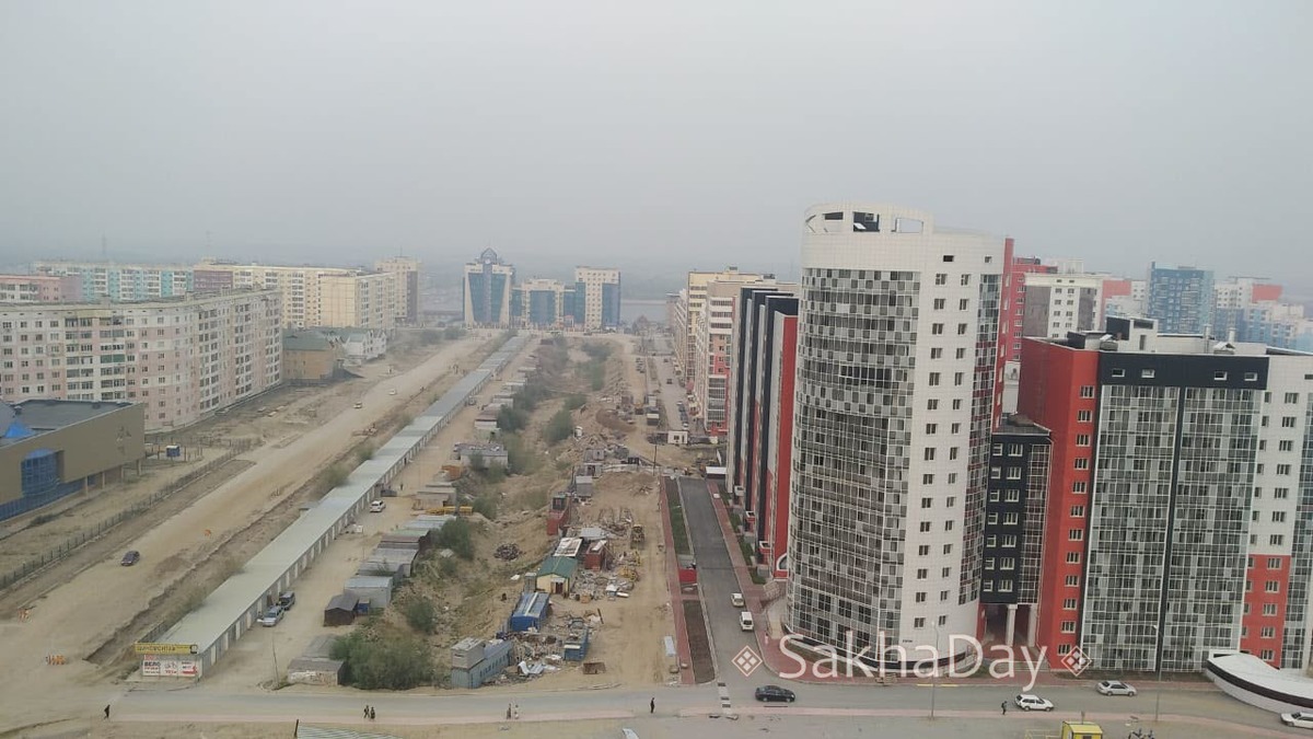 Якутск накрыл дым от лесных пожаров