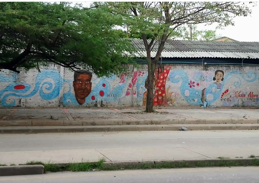 Народное творчество в городе Картахена, Колумбия