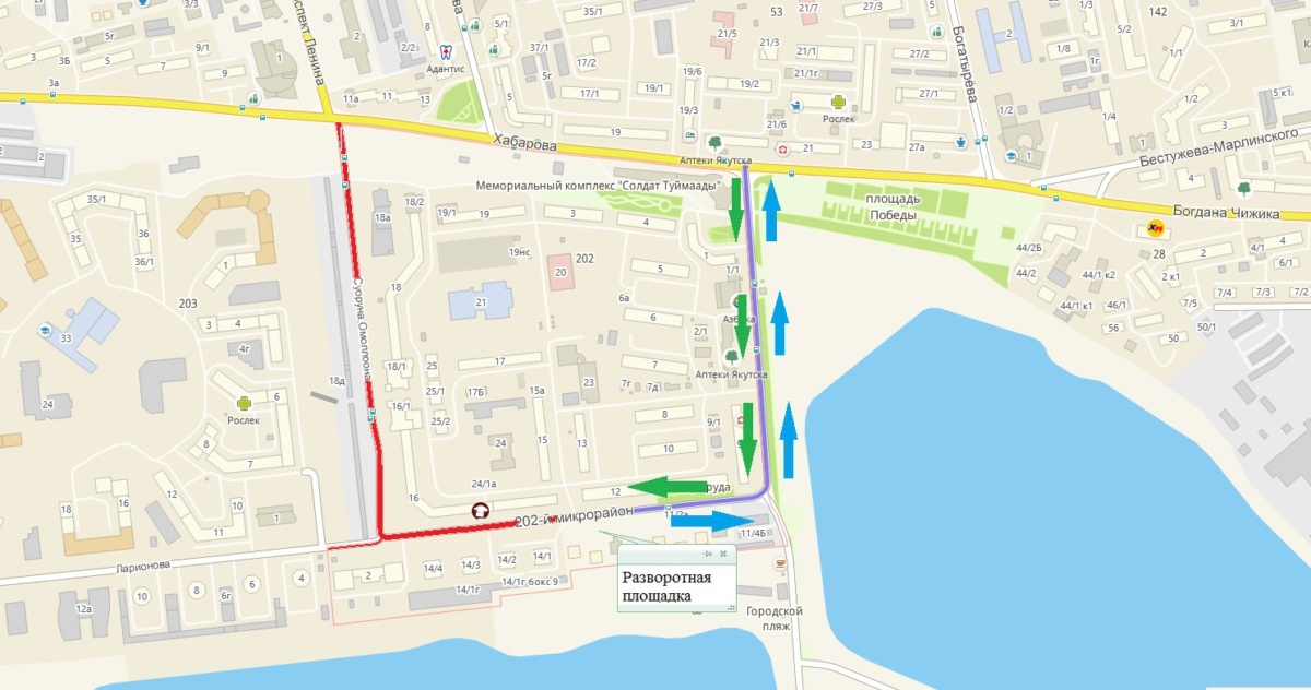 Об изменении схемы движения городских автобусов № 3, № 17 и № 111