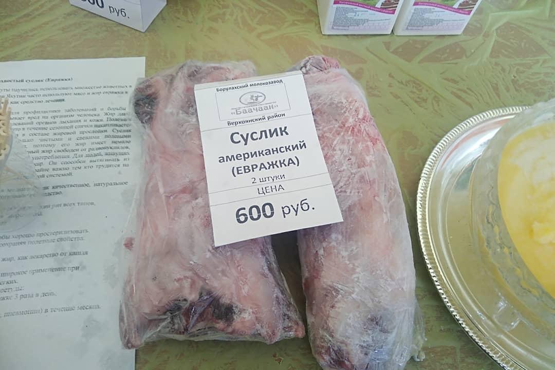 На ярмарке в Якутске продают мясо американского суслика (видео)