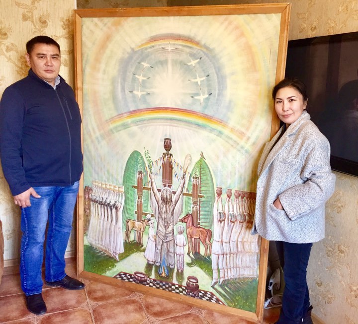 Айталина Степанова передала в дар картину стоимостью 1 500 000 рублей!