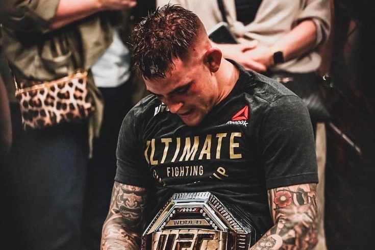 Порье заплакал после поражения от Хабиба Нурмагомедова