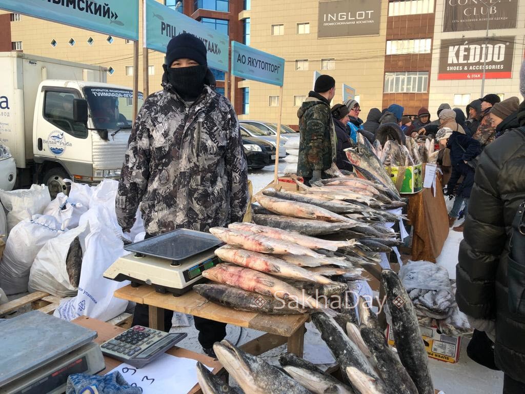 Почем рыбка? В Якутске проходит рыбная ярмарка