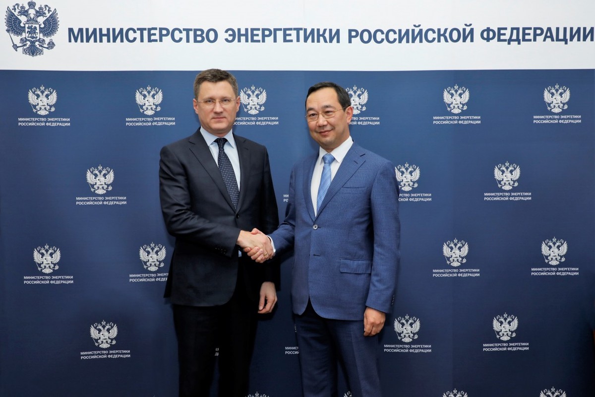 Айсен Николаев обсудил с министром энергетики РФ вопросы развития топливно-энергетического комплекса Якутии