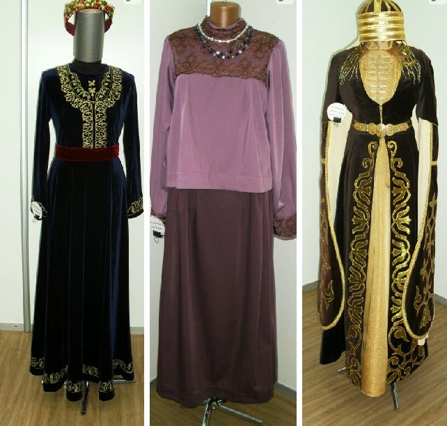 Армения, казачий женский костюм, Карачаево-черкесская республика