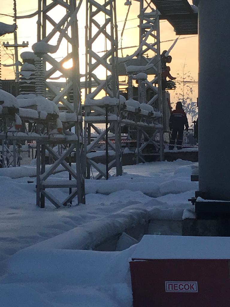 Энергоснабжение потребителей части города Якутска восстановлено по постоянной схеме