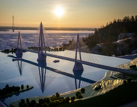 Определён концессионер по реализации проекта строительства моста через реку Лена в Якутии