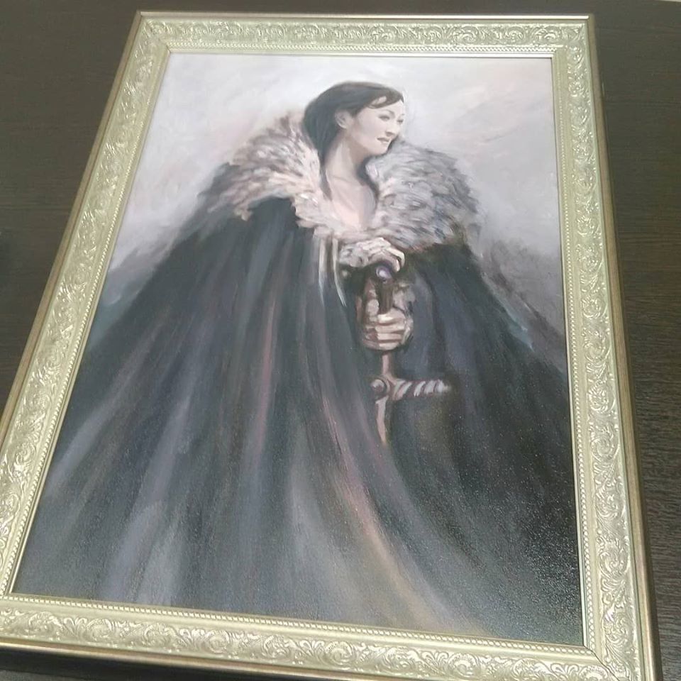 Мэру Якутска подарили портрет в стиле "Игры престолов"