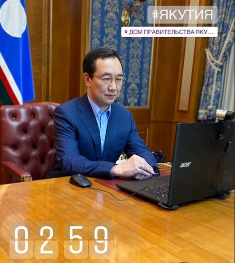 Глава Якутии обязал граждан сидеть дома