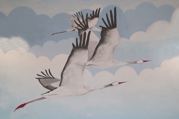 Осужденные исправительной колонии № 1 украсили стены столовой художественной росписью