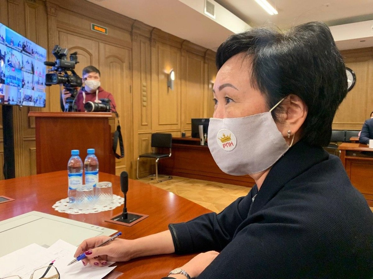 Фотофакт: Маска главного санитарного врача Якутии Маргариты Игнатьевой