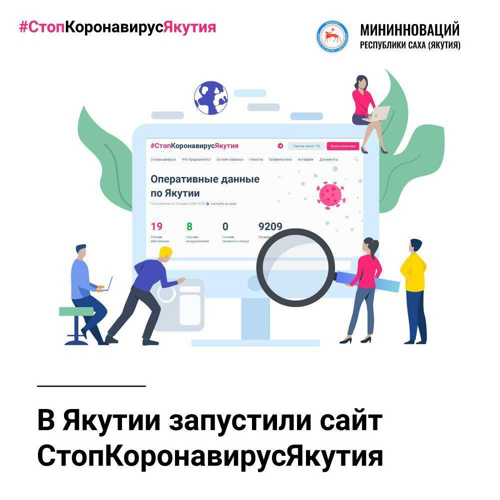В Якутии появилась карта распространения коронавируса