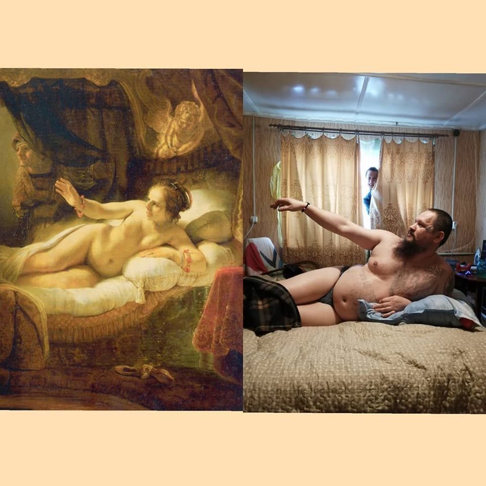 Фотофакт: Креативные якутяне опубликовали свою версию "Данаи" в  группе Изоизоляция