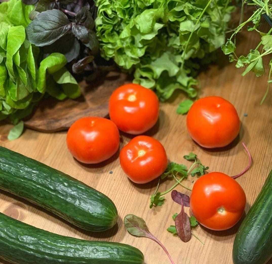 Огурцы и помидоры “Саюри”. Утром на грядке, вечером на вашем столе