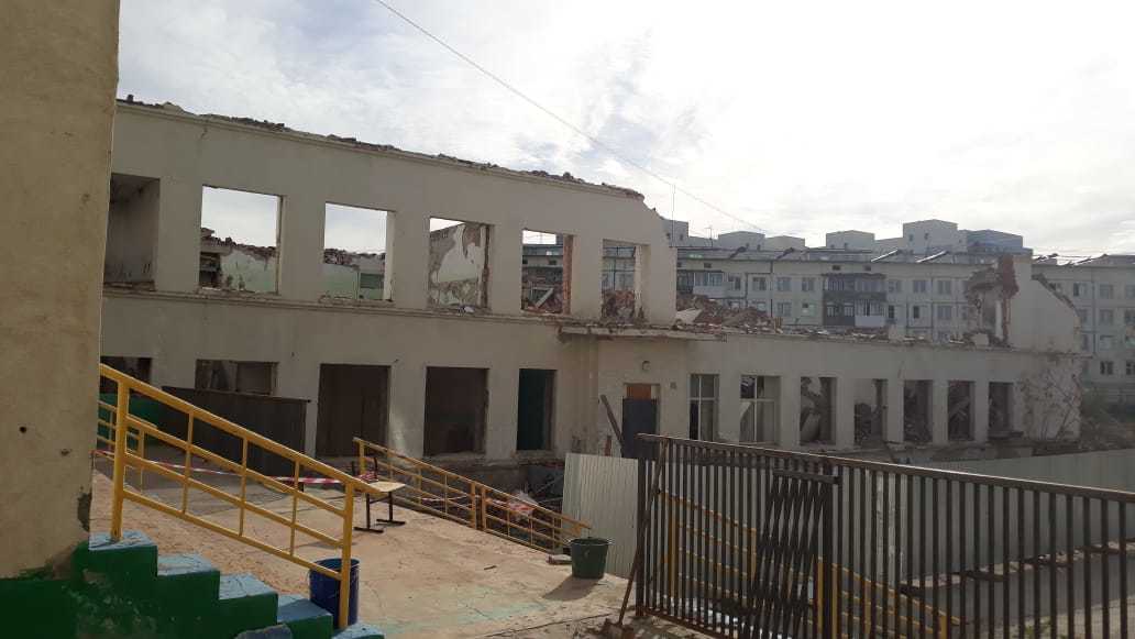 В Якутске сносят старое здание 29-й школы