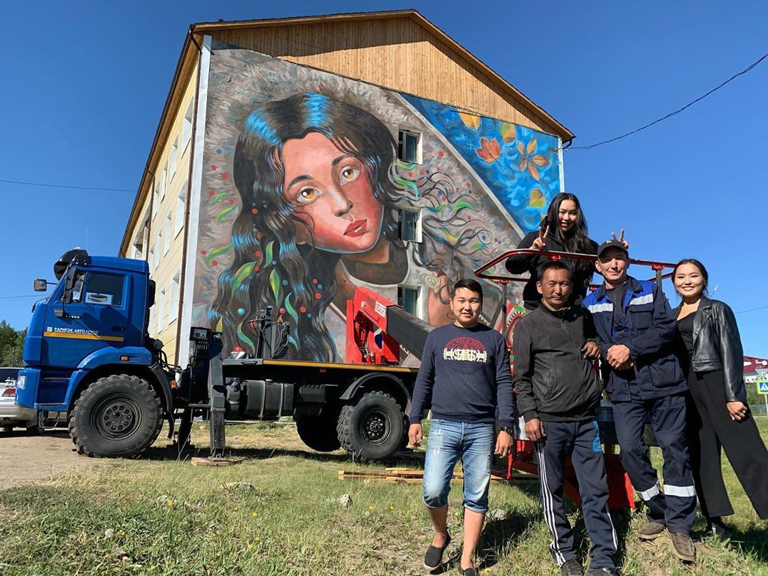 Фотофакт: Второй мурал в Нюрбе готов!