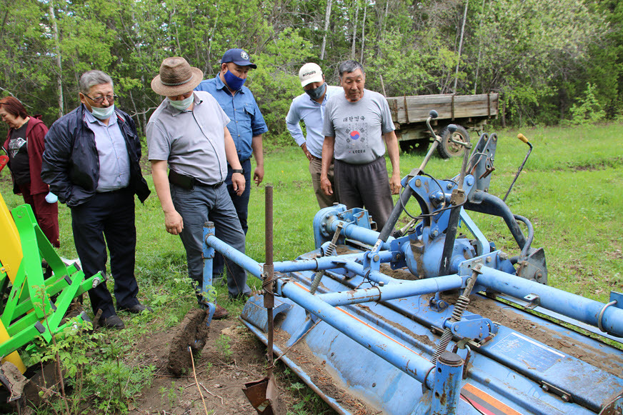 Посещение производственных объектов с. Тюбэй-Жархан