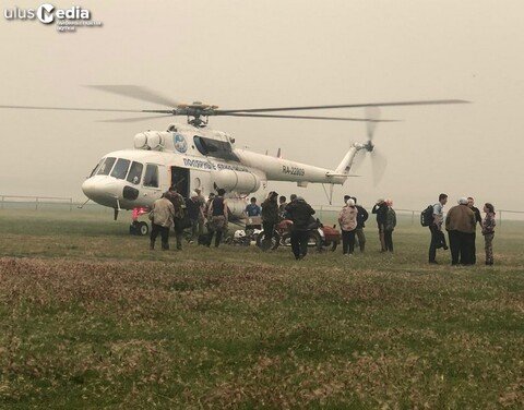 В села Сватай и Алеко-Кюель Среднеколымского района доставлены дополнительные силы и средства для тушения пожаров