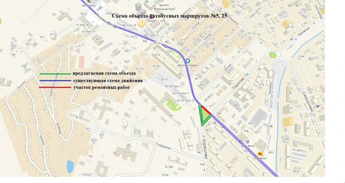 Участок улицы Петра Алексеева перекроют с 19 августа до 3 сентября