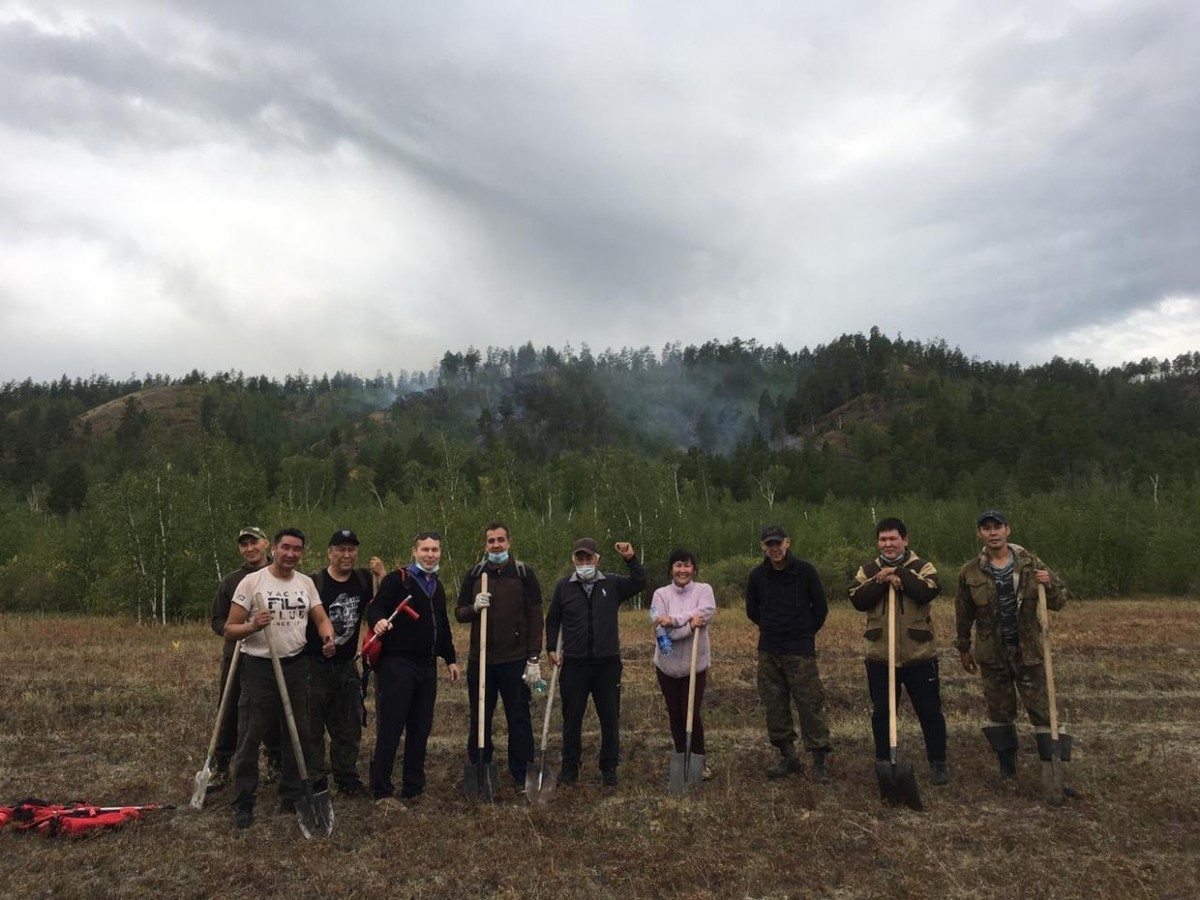 В Якутске локализован лесной пожар вблизи СОНТ «Сатал»