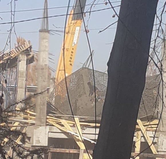 Прокуратура организовала проверку по факту обрушения строящегося здания тира в Бердигестяхе