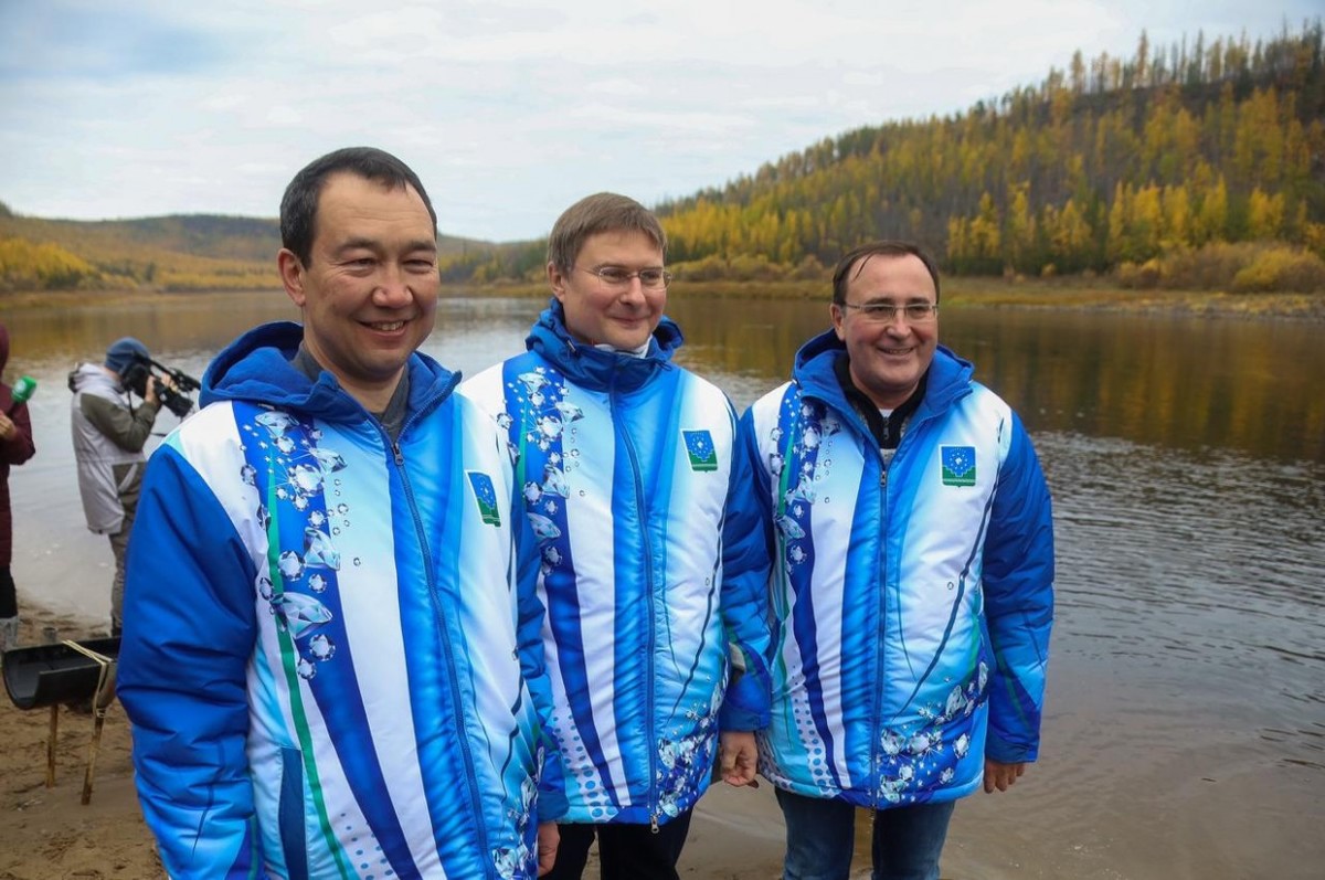 В реку Вилюй выпустили 65 тысяч мальков сибирского осетра