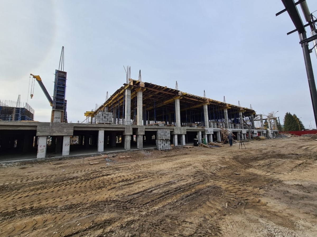 Руководство Горного района: Строящееся здание стрелкового тира при обрушении опалубки не пострадало