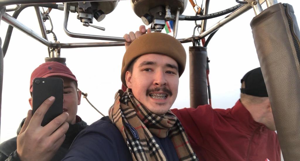 Видеофакт: Якутяне совершили перелет через реку Лена на воздушном шаре