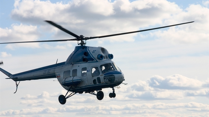 «Полярные авиалинии» обнаружили пассажиров и пилота вертолета, совершившего жесткую посадку