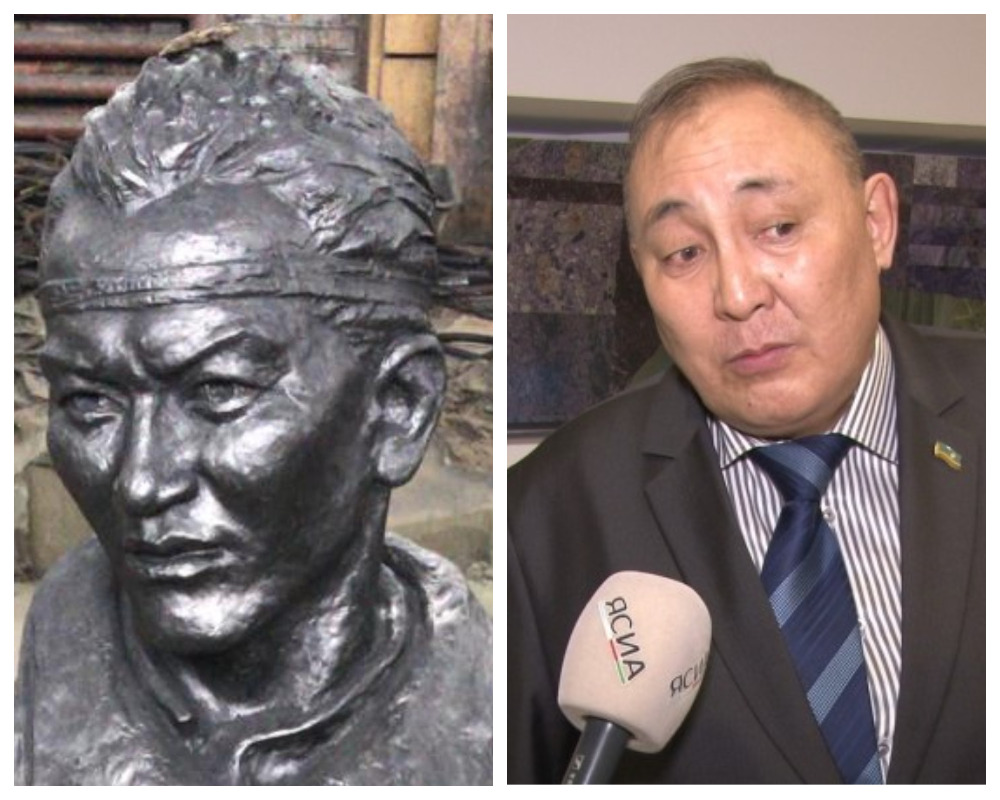 «Прототип памятника Василия Манчаары – глава нюрбинского наслега»